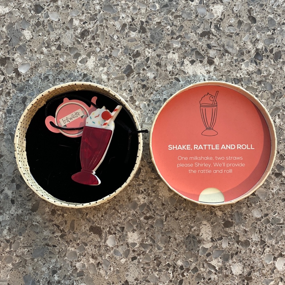 Shake Rattle and Roll pin from Erstwilder. Limited edition.
